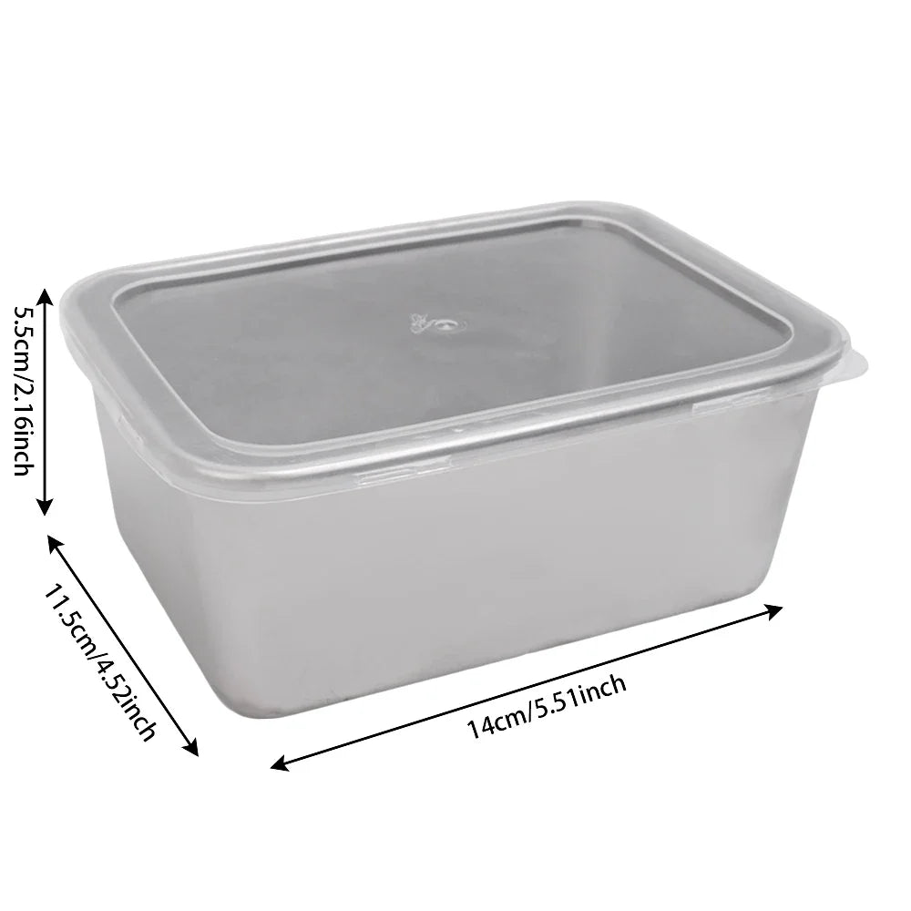 304 Stainless Steel Airtight Food Storage Container | Lunch Bento Box with Lid