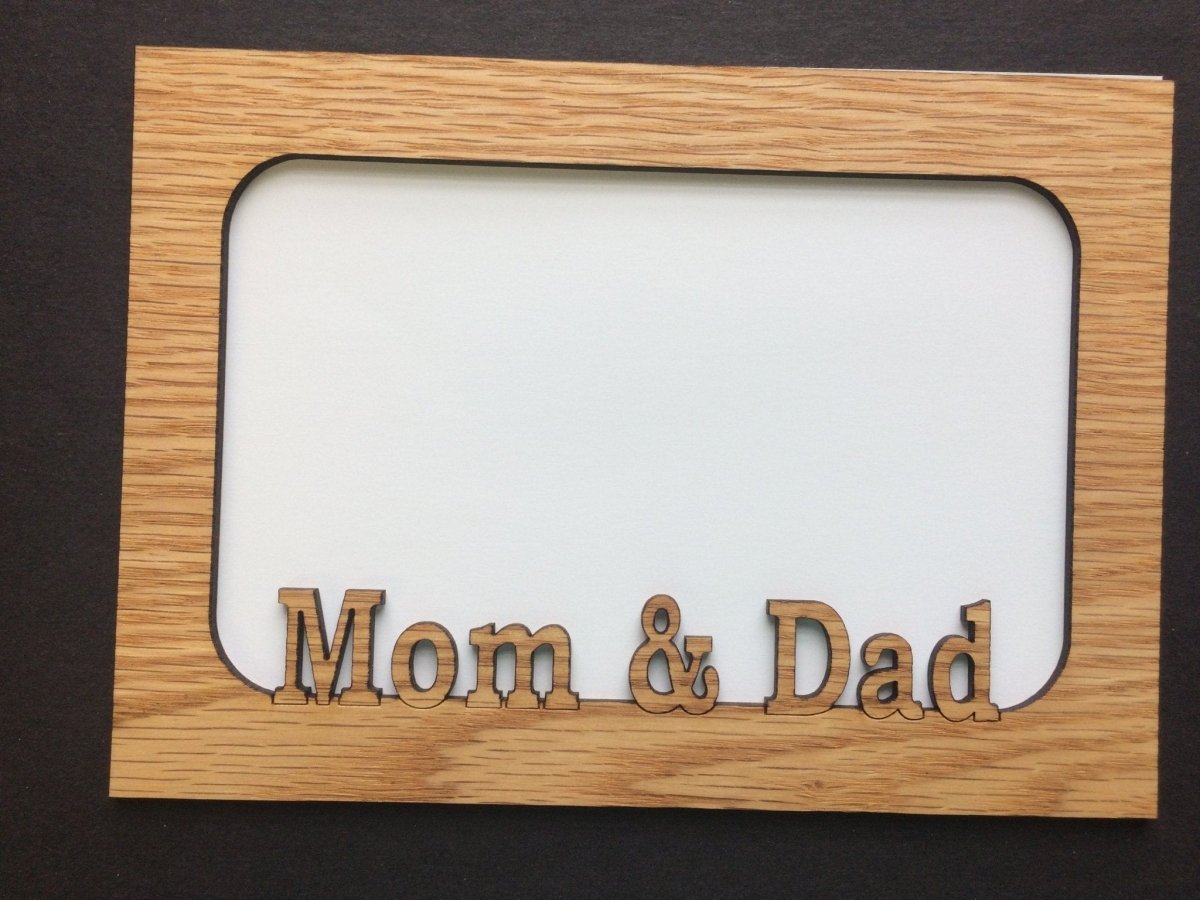 Mom And Dad Picture Frame - 5x7 Frame Hold 4x6 Photo