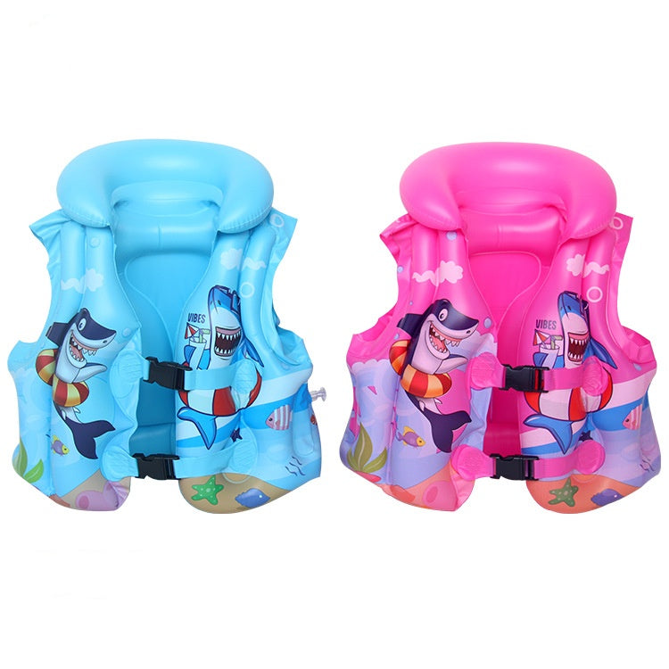 Kids Swimming Large Floating Vest Inflatable Vest Life Jacket