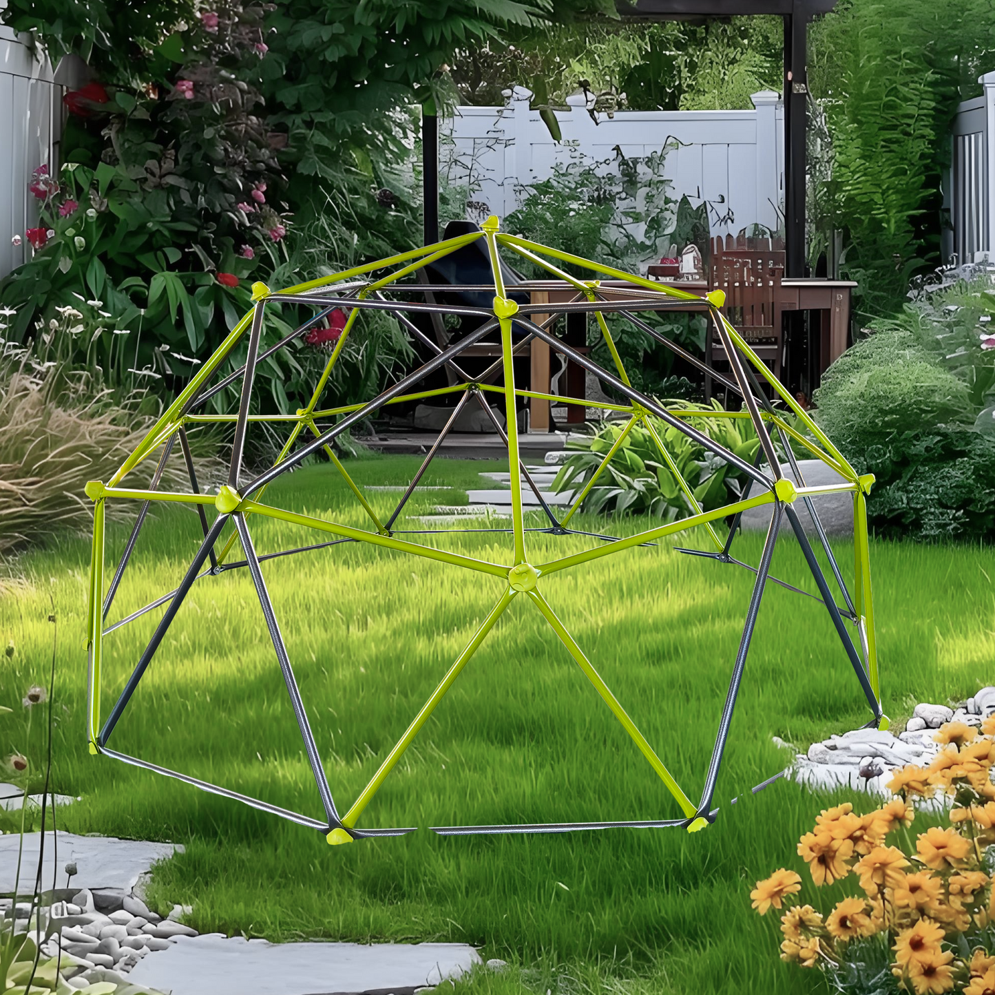 XCF006I Ten Sided Climbing Frame for Outdoor Playground