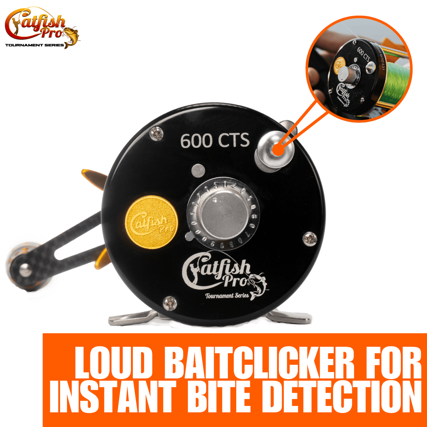 600CTS Round Baitcaster Reel
