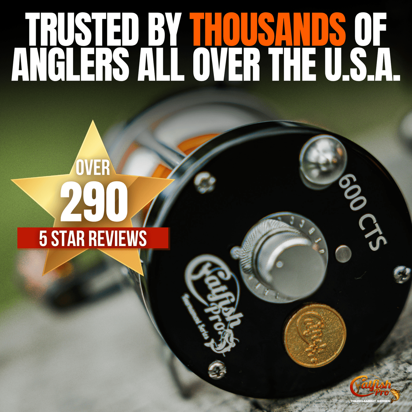 600CTS Round Baitcaster Reel
