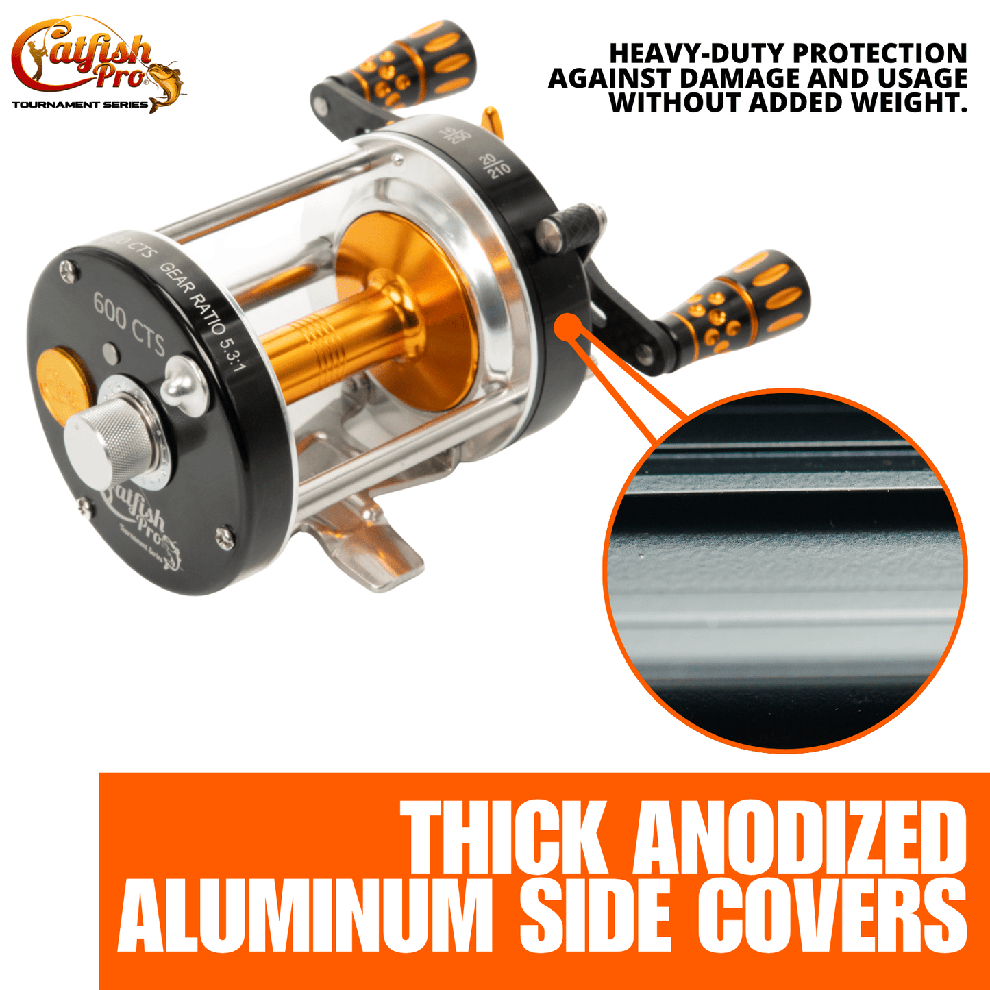 600CTS Round Baitcaster Reel