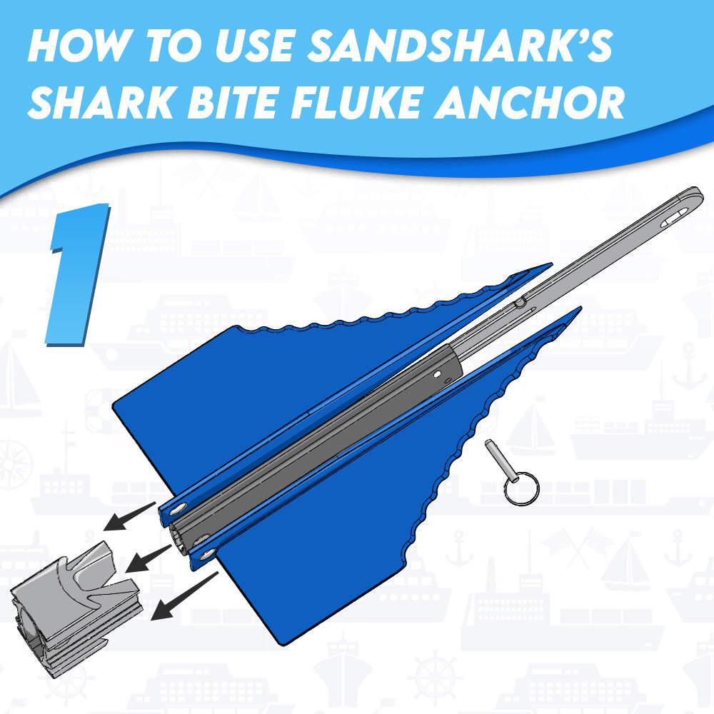 Mini Fluke Anchor (Anchor, Line, Case)