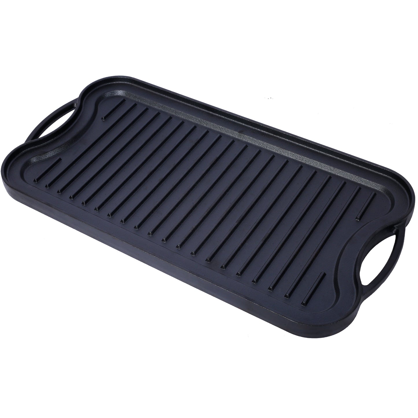 Pre-Seasoned Cast Iron Reversible Rectangular Grill/Griddle