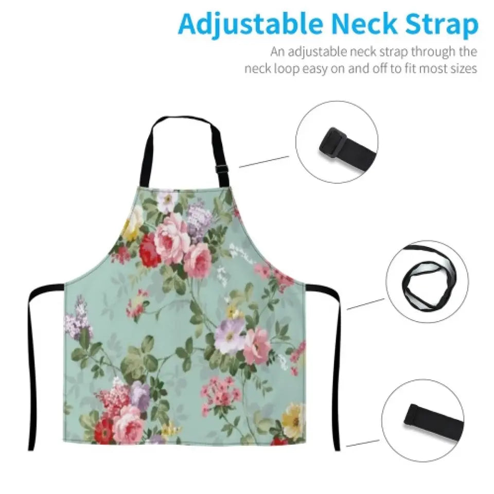 Personalized Chef Pocketless Apron - Father's Day Gift Idea for Chef