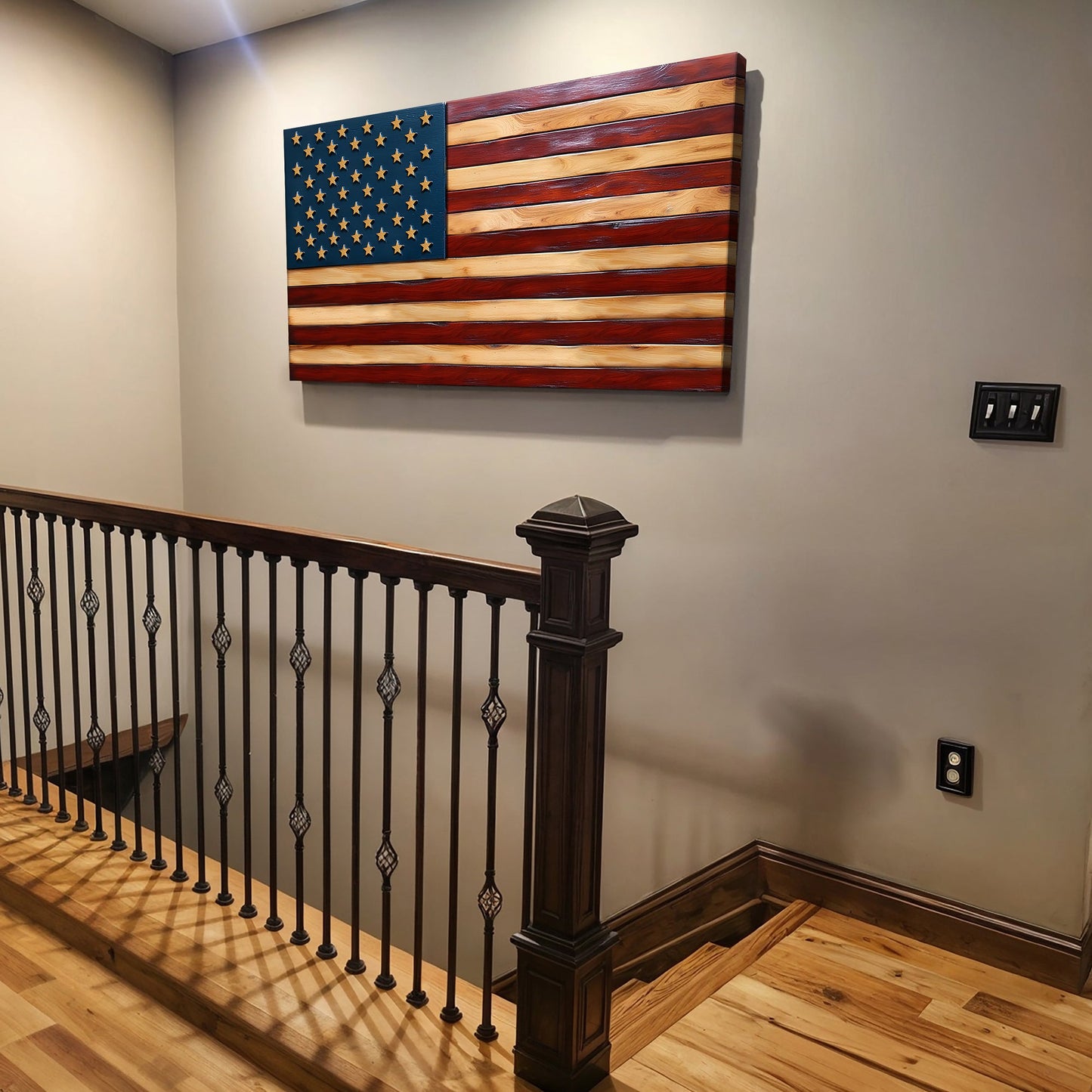 Old Glory American Flag Wall Art II