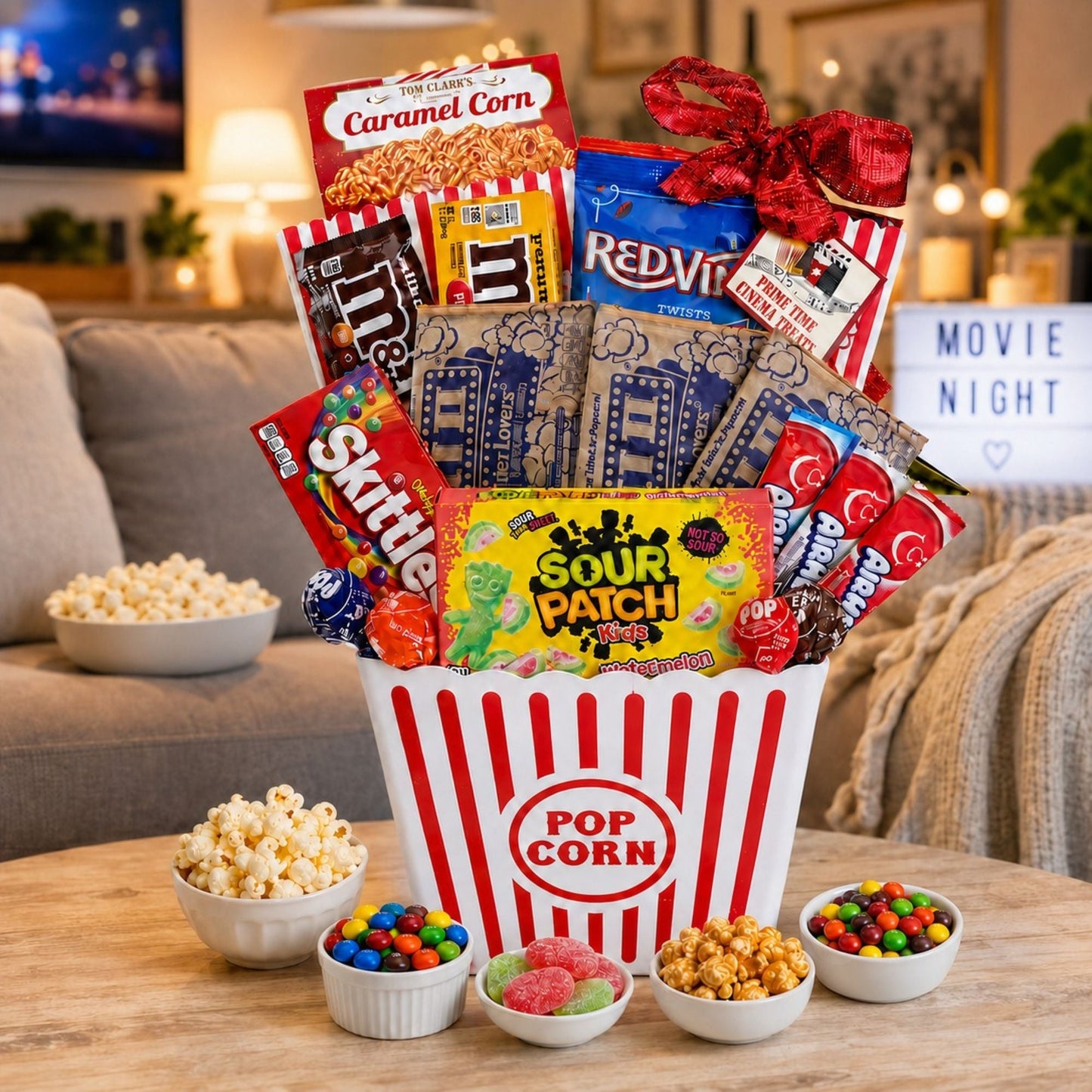 Ultimate Movie Night Gift Basket