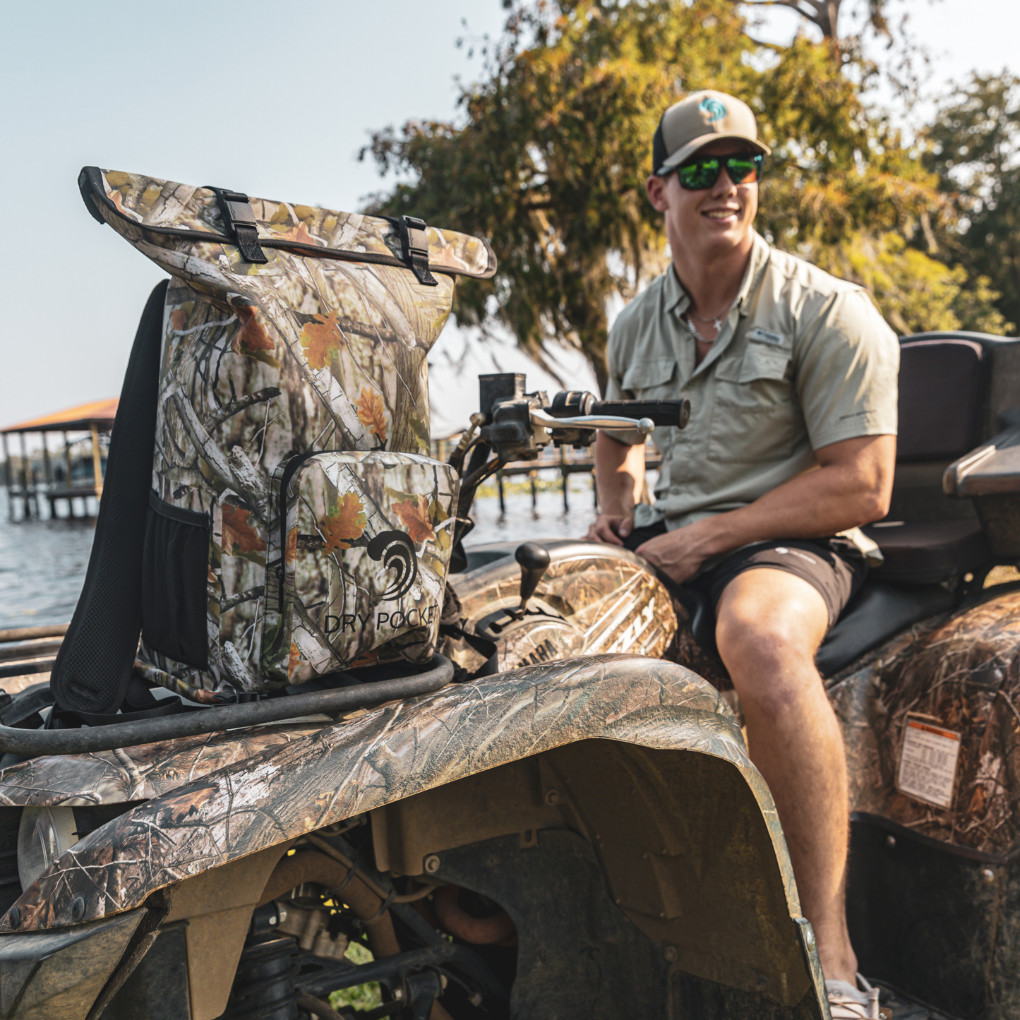 Waterproof Floating Backpack Dry Bag - Forest Camo