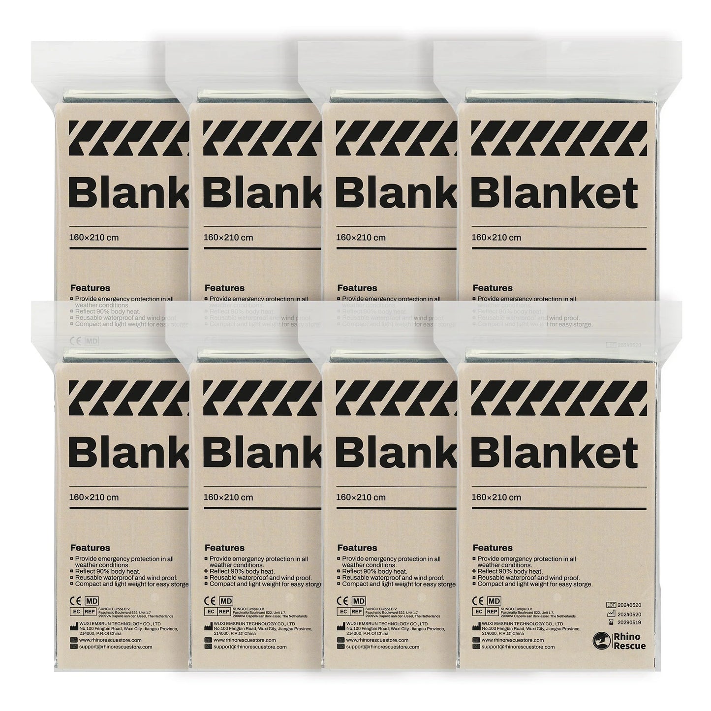 Ultra-Compact Survival Thermal Blanket