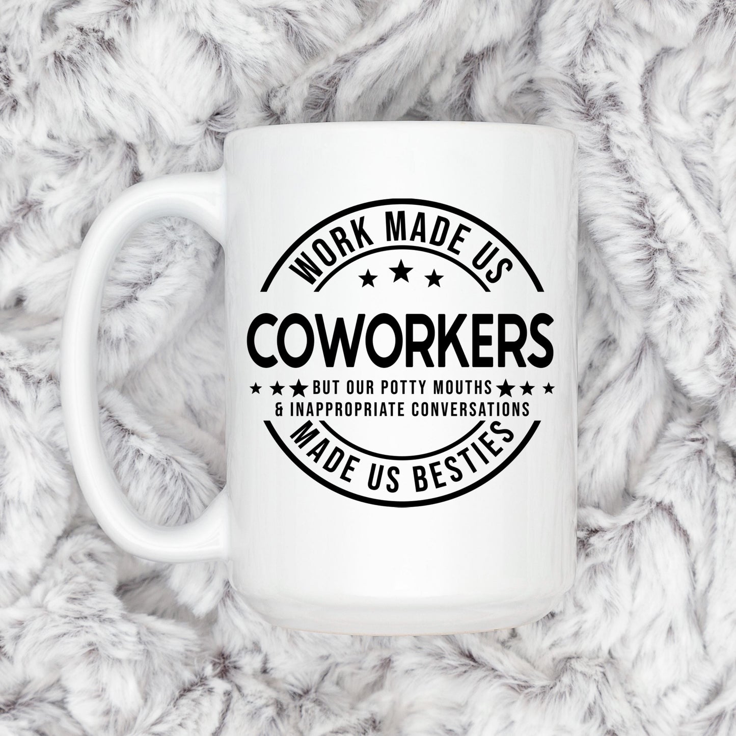 Funny Coworker Mug - Ceramic Coffee Cup | Office Humor Gift, Dishwasher Safe
