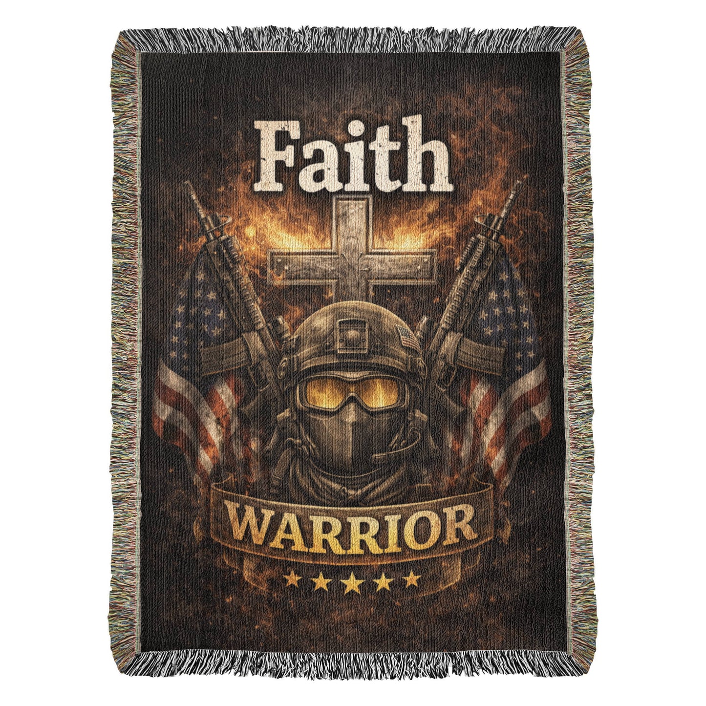 Prayed For Strength Received Purpose Christian Blanket – Faith Comfort Throw