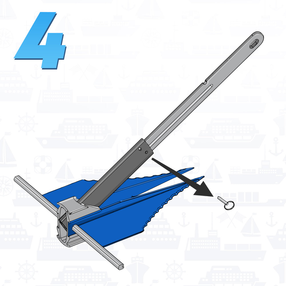 Mini Fluke Anchor (Anchor, Line, Case)