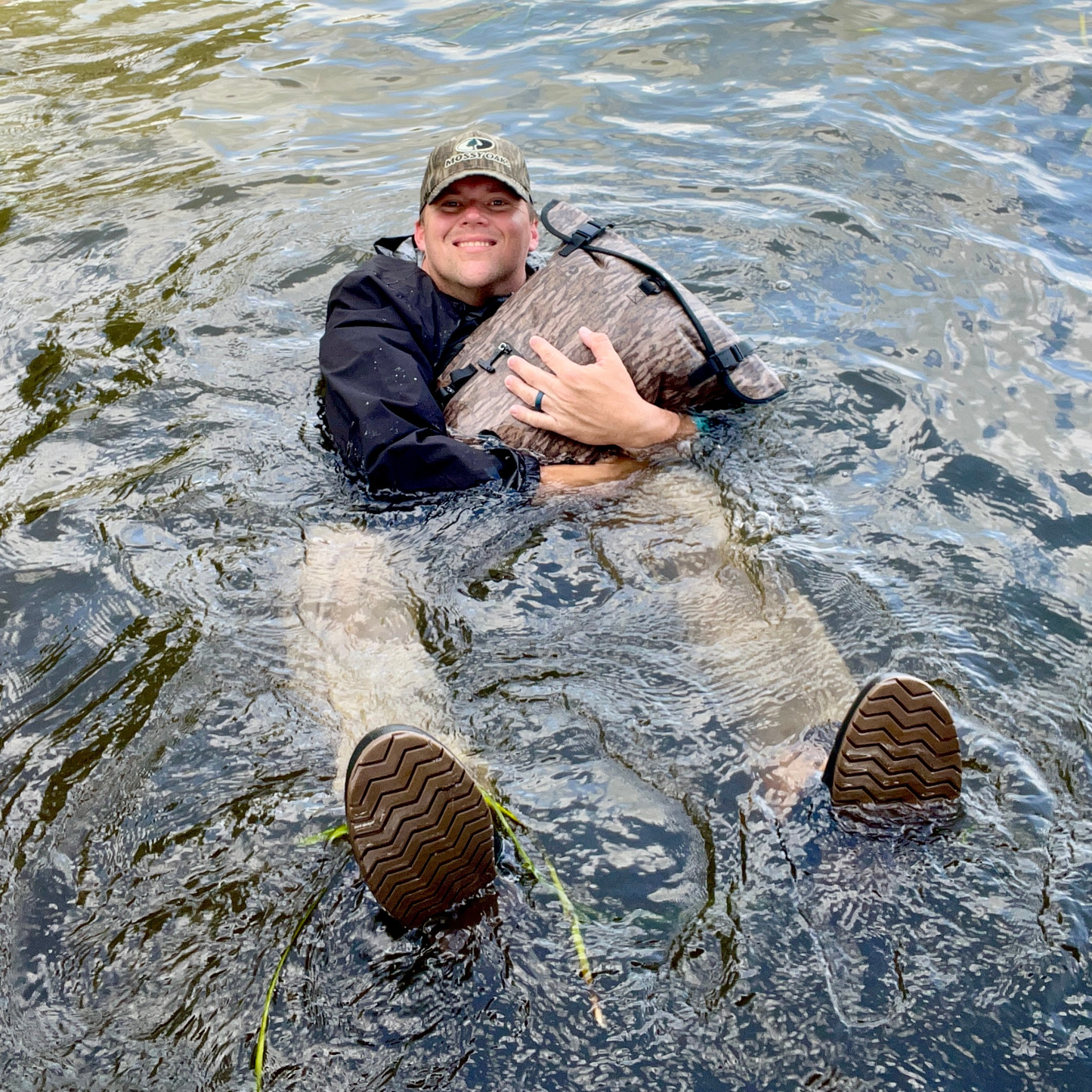 Waterproof Floating Backpack Dry Bag - Forest Camo