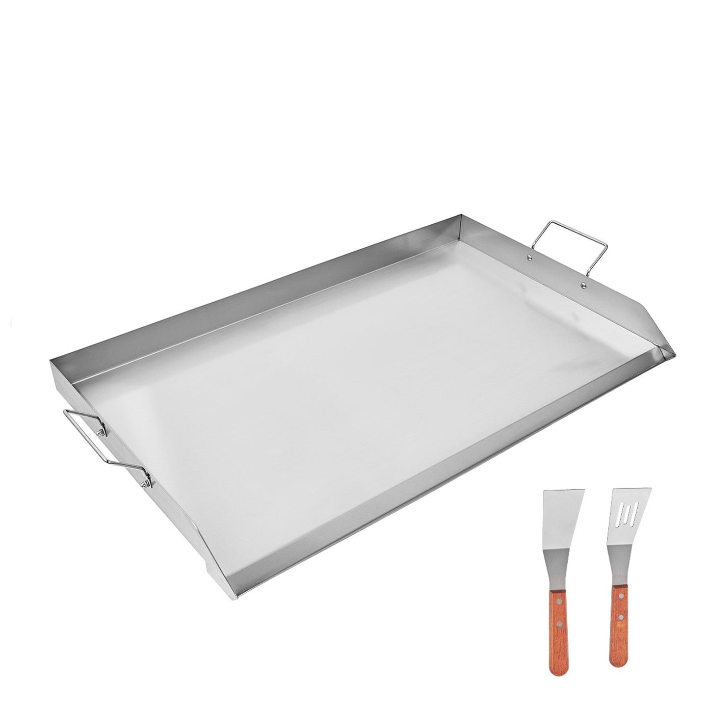36x22 in Flat Top Griddle Stainless Steel Universal BBQ Grill Pan Cookware