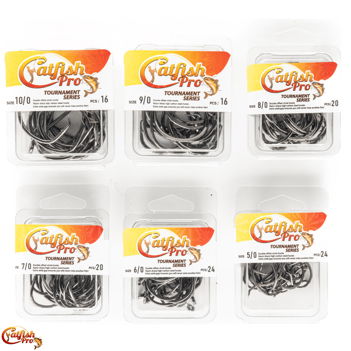 Double Offset Circle Hooks 7/0 - Value Pack