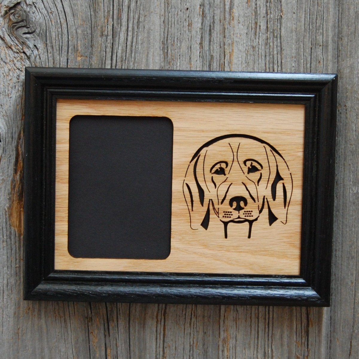 Dog Portrait Picture Frame - 5x7 Frame Holds a 3x4 Photo