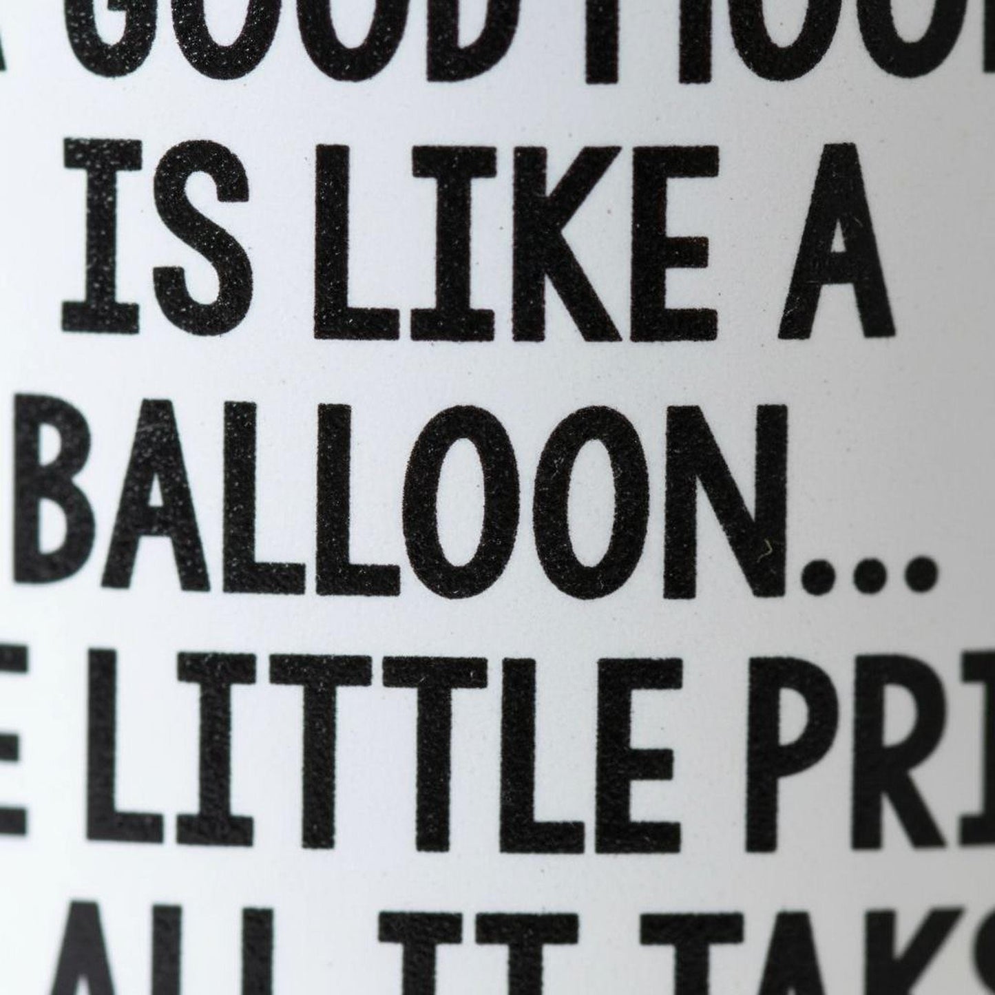 Funny Coffee Mug – Witty Balloon Saying Ceramic Cup | Dishwasher Safe Gift