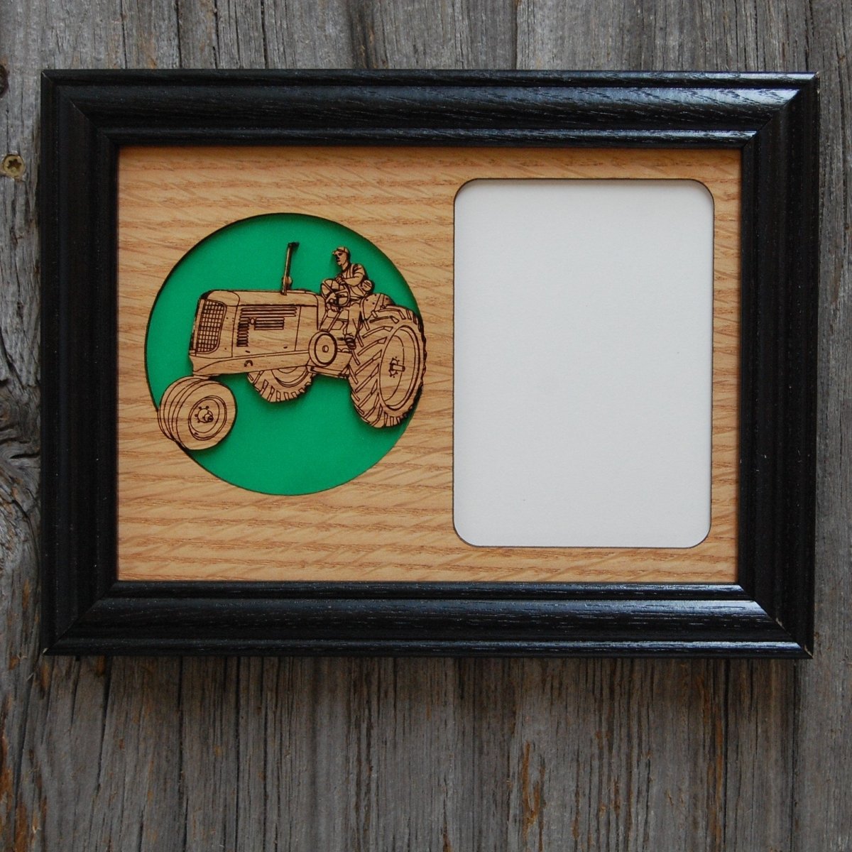 Farm Tractor Picture Frame - 5x7 Frame Hold 3x4 Photo