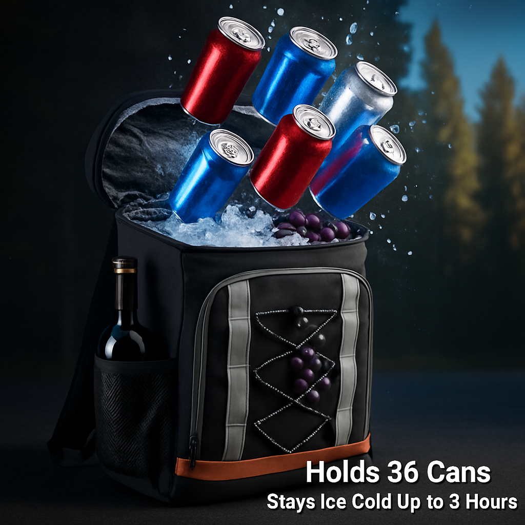 Cooler Backpack Insulated for Picnics and Travel