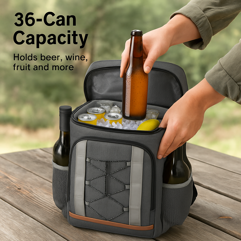 Cooler Backpack Insulated for Picnics and Travel