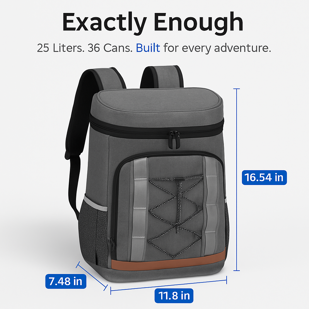 Cooler Backpack Insulated for Picnics and Travel