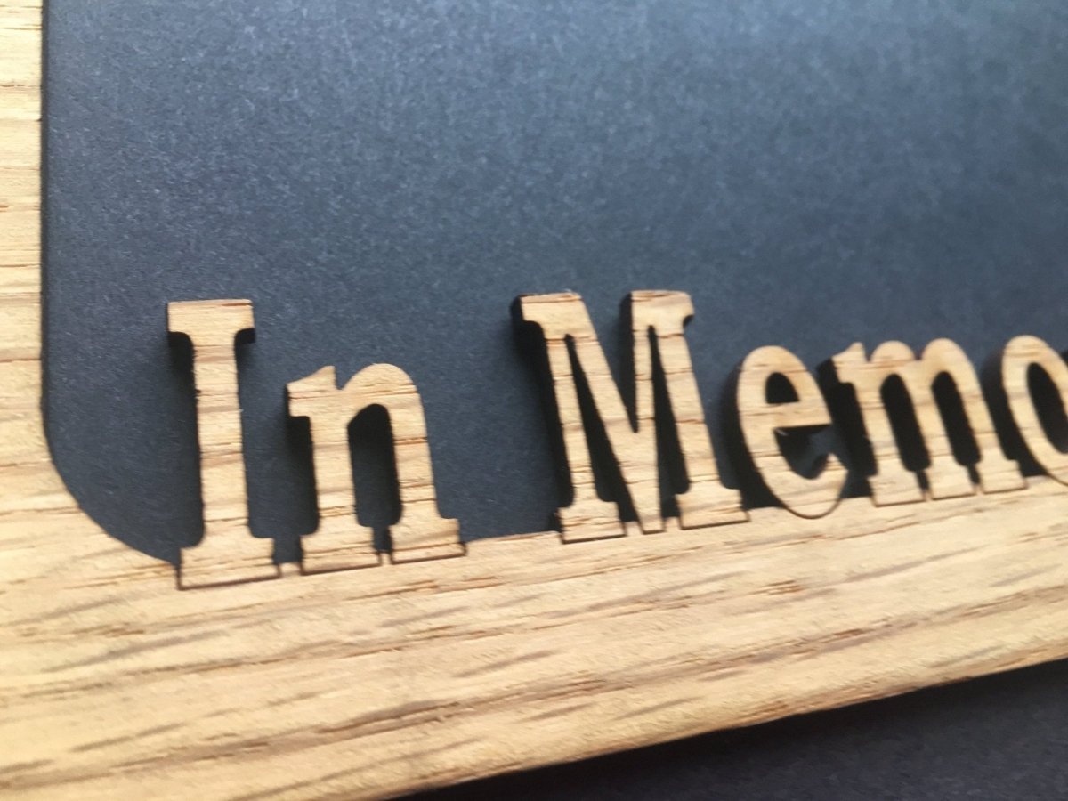 In Memory Of Picture Frame - 5x7 Frame Hold 4x6 Photo