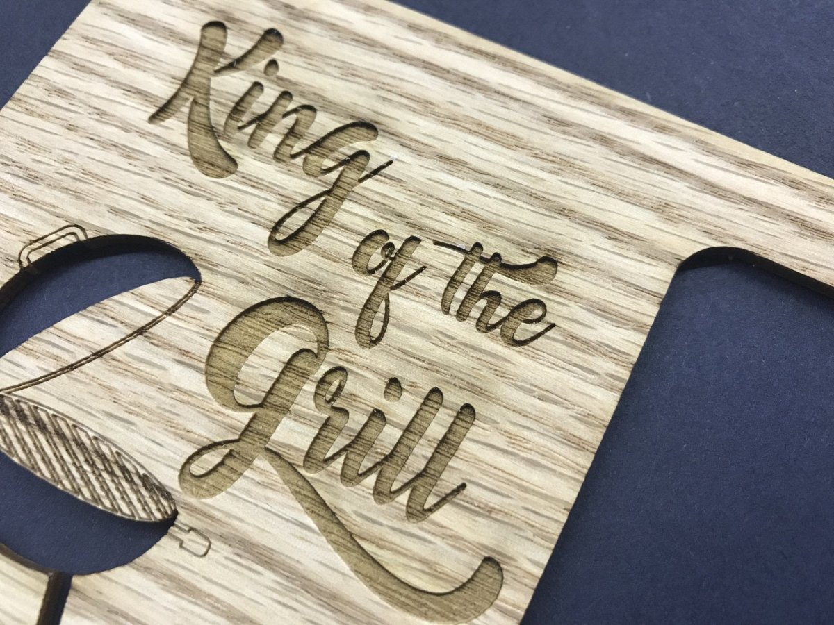 King of The Grill Picture Frame - 5x7 Frame Hold 3x4 Photo