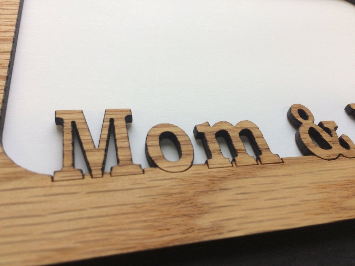 Mom And Dad Picture Frame - 5x7 Frame Hold 4x6 Photo