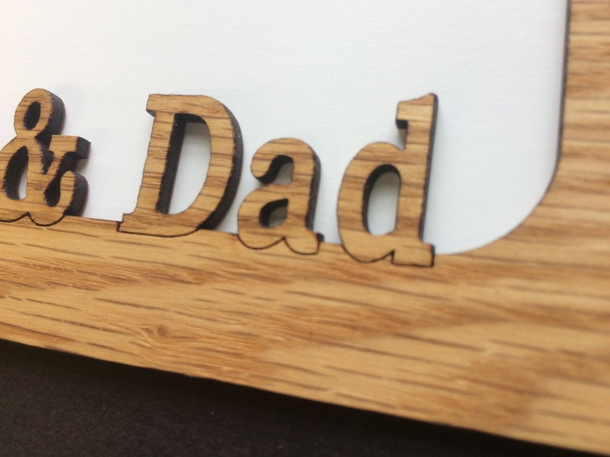 Mom And Dad Picture Frame - 5x7 Frame Hold 4x6 Photo