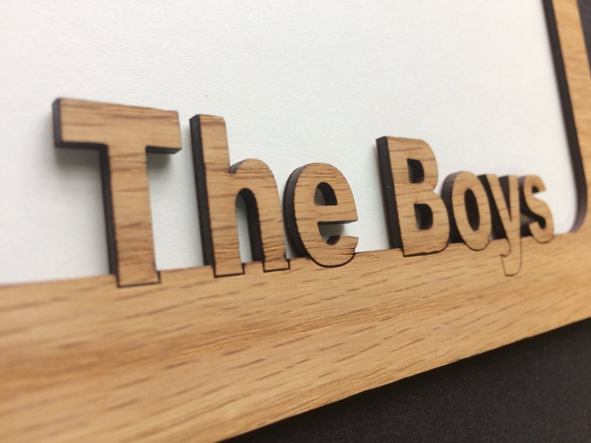 The Boys Picture Frame - 5x7 Frame Hold 4x6 Photo