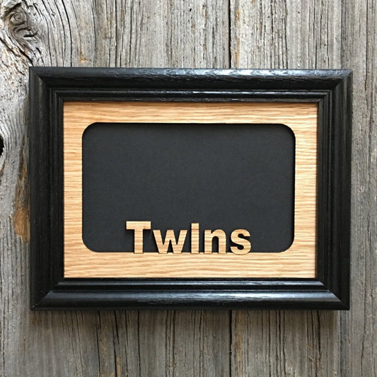 Twins Picture Frame - 5x7 Frame Hold 4x6 Photo