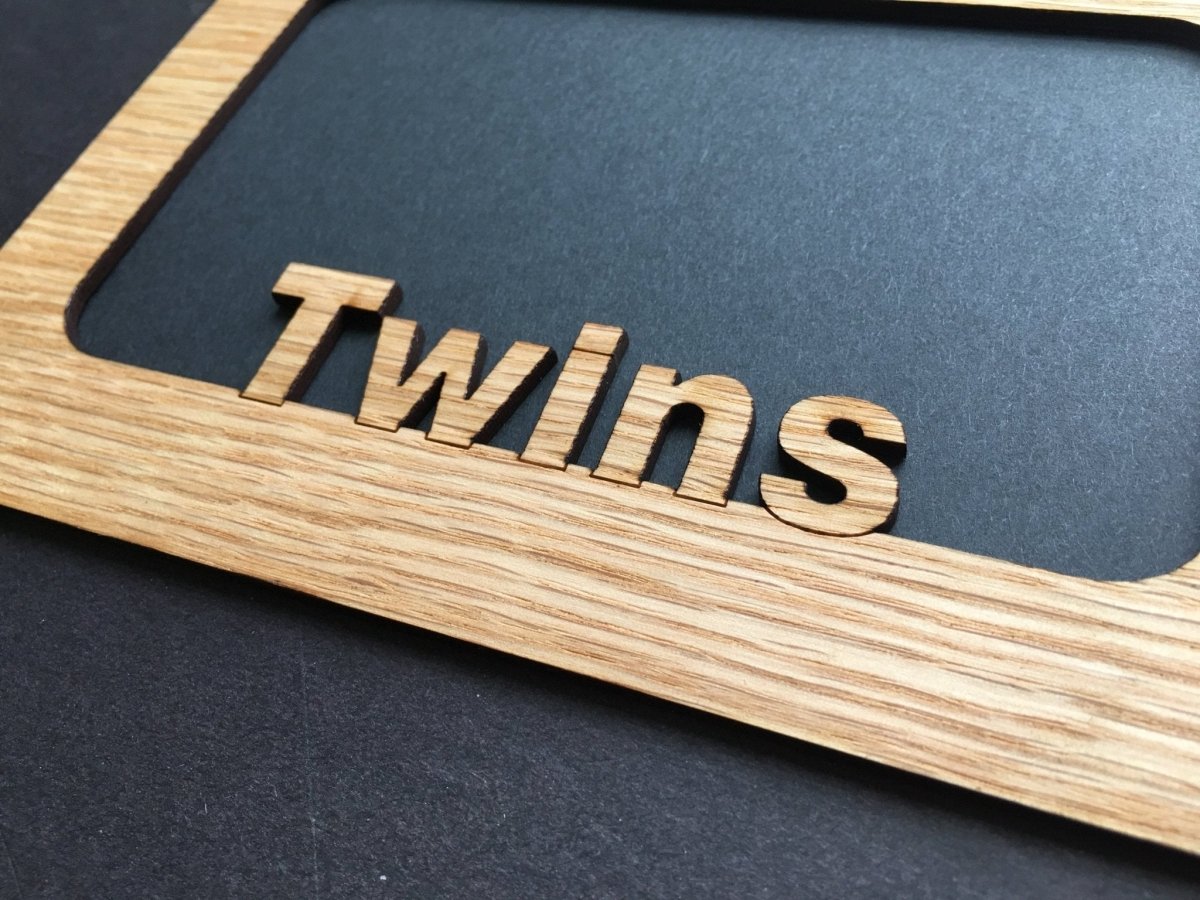 Twins Picture Frame - 5x7 Frame Hold 4x6 Photo